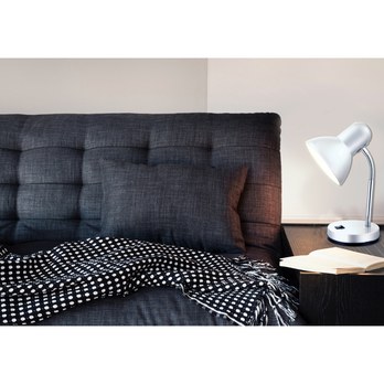 Stolná lampa BASIC strieborná 1