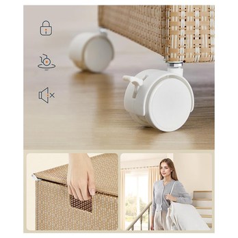 Kôš na bielizeň BASKET 3 prírodný 2