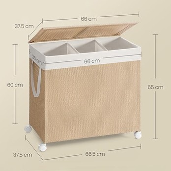 Kôš na bielizeň BASKET 3 prírodný 4