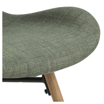 Jedálenská stolička BATILDA-A1 zelená/dub 8