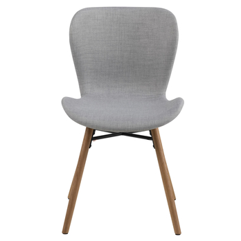 Jedálenská stolička BATILDA-A1 svetlosivá/dub 3