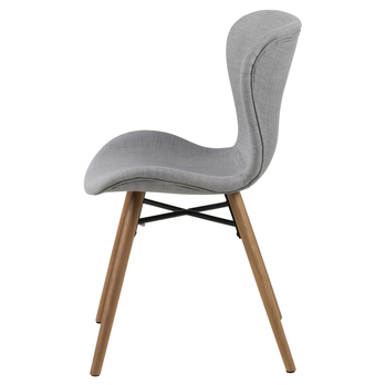 Jedálenská stolička BATILDA-A1 svetlosivá/dub 4