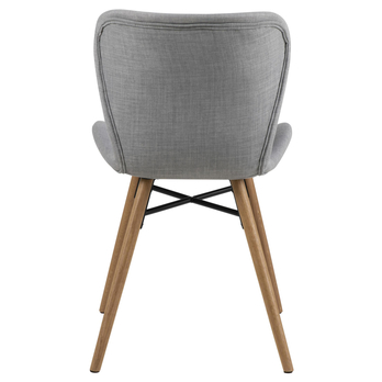 Jedálenská stolička BATILDA-A1 svetlosivá/dub 5