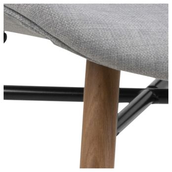 Jedálenská stolička BATILDA-A1 svetlosivá/dub 7