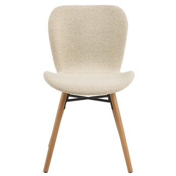 Jedálenská stolička BATILDA-A1 krémová/dub 3