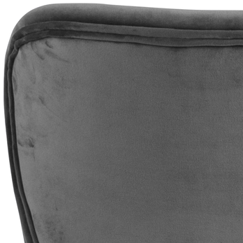 Jedálenská stolička BATILDA-A1 tmavosivá/matná čierna 6