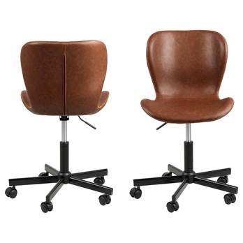 Kancelárska stolička BATILDA hnedá/čierna 4