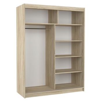 Šatníková skriňa BATO dub sonoma 2