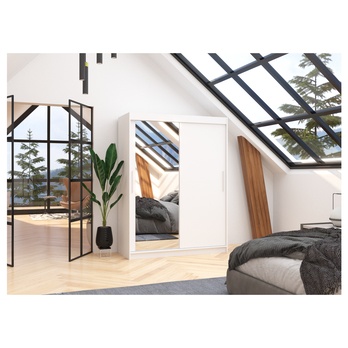 Šatníková skriňa BATO biela 1