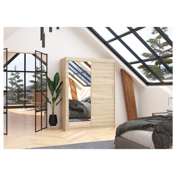 Šatníková skriňa BATO dub sonoma 1