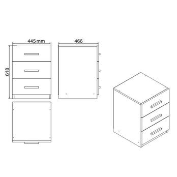 Kancelárska zostava BAVO 6 biela 6
