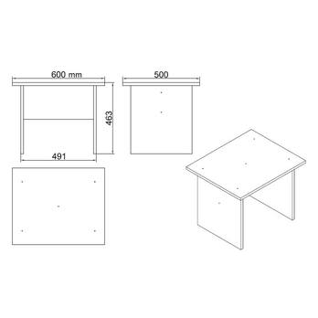 Kancelárska zostava BAVO 6 biela 7