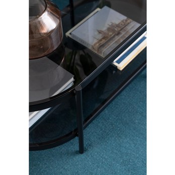 Konferenčný stolík BAYONNE sivá/matná čierna 2