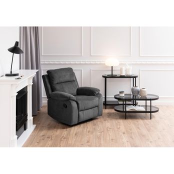 Konferenčný stolík BAYONNE sivá/matná čierna 4