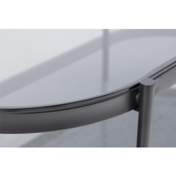 Konferenčný stolík BAYONNE sivá/matná čierna 5