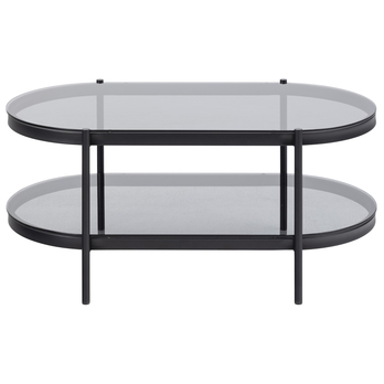 Konferenčný stolík BAYONNE sivá/matná čierna 9