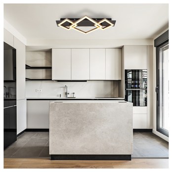 Stropné LED svietidlo BEATRIX 11 čierna/sivá 1