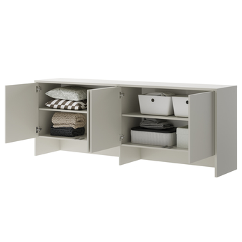 Policový nadstavec k posteli BED CONCEPT 120H kašmírová 1