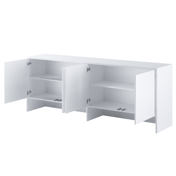 Policový nadstavec k posteli BED CONCEPT 120H biela, 120x200 cm 1