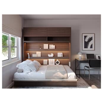 Policový nadstavec k posteli BED CONCEPT 140H dub dunin 4