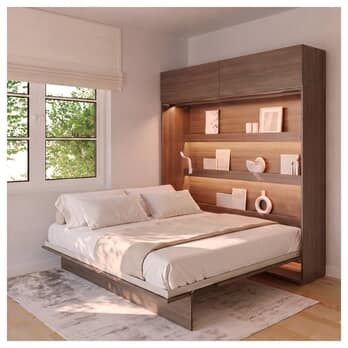 Policový nadstavec k posteli BED CONCEPT 160H dub dunin 1