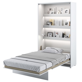Jednolôžková sklápacia posteľ BED CONCEPT 1 biela, 120x200 cm 1