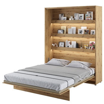 Sklápacia posteľ BED CONCEPT 1 dub artisan, 160x200 cm 1