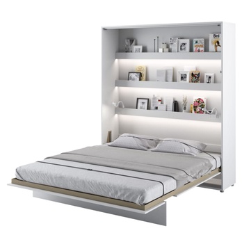 Sklápacia posteľ BED CONCEPT 1 biela/vysoký lesk, 180x200 cm 2