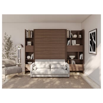Jednolôžková sklápacia posteľ BED CONCEPT 1 dub dunin, 120x200 cm 8