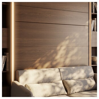 Jednolôžková sklápacia posteľ BED CONCEPT 1 dub dunin, 120x200 cm 10