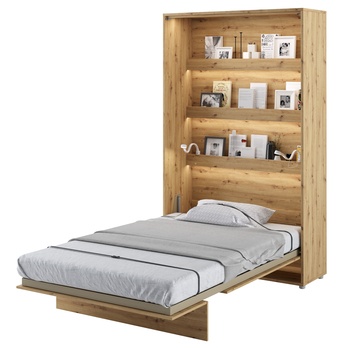 Jednolôžková sklápacia posteľ BED CONCEPT 1 dub artisan, 120x200 cm 1