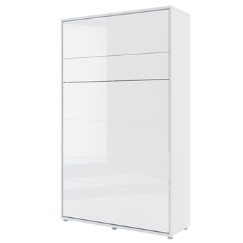 Jednolôžková sklápacia posteľ BED CONCEPT 1 biela/vysoký lesk, 120x200 cm 3