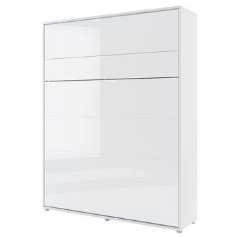 Sklápacia posteľ BED CONCEPT 1 biela/vysoký lesk, 160x200 cm 3