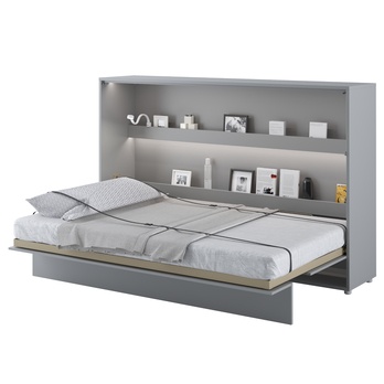Jednolôžková sklápacia posteľ BED CONCEPT 2 sivá, 120x200 cm 1