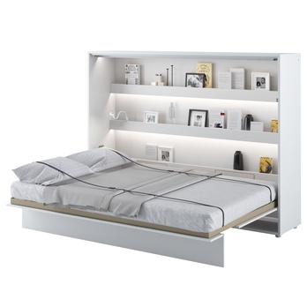 Sklápacia posteľ BED CONCEPT 2 biela, 140x200 cm 1