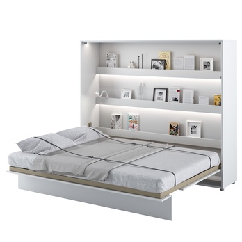 Sklápacia posteľ BED CONCEPT 2 biela, 160x200 cm 1
