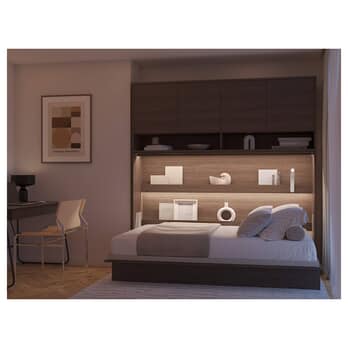 Jednolôžková sklápacia posteľ BED CONCEPT 2 dub dunin, 120x200 cm 5