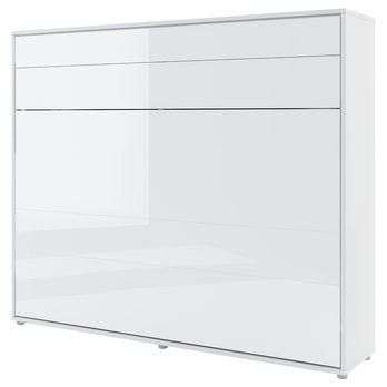 Sklápacia posteľ BED CONCEPT 2 biela/vysoký lesk, 160x200 cm 2