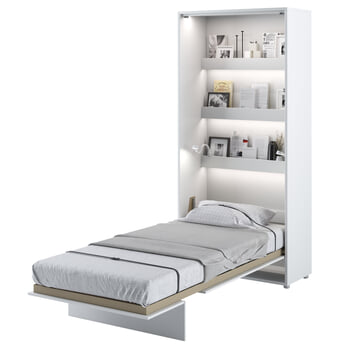 Sklápacia posteľ BED CONCEPT 3 biela, 90x200 cm 1