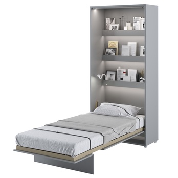Sklápacia posteľ BED CONCEPT 3 sivá, 90x200 cm 1