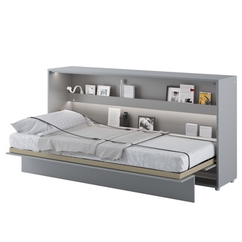 Sklápacia posteľ BED CONCEPT 4 sivá, 90x200 cm 1
