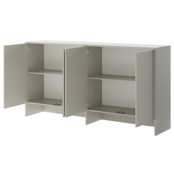 Policový nadstavec nad posteľ BED CONCEPT 90H kašmírová 2