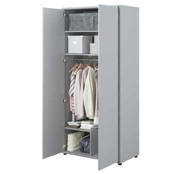 Šatníková skriňa BED CONCEPT BC-20 sivá 1