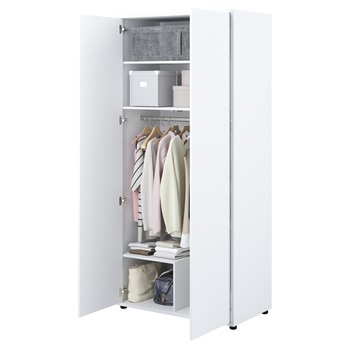 Šatníková skriňa BED CONCEPT BC-20 biela 1