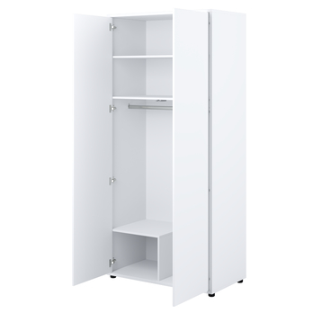 Šatníková skriňa BED CONCEPT BC-20 biela 2