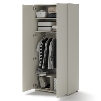 Šatníková skriňa BED CONCEPT BC-20 kašmírová 1