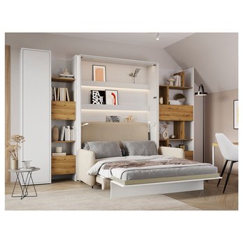 Regál BED CONCEPT BC-22 dub artisan/biela 1