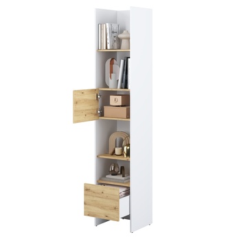 Regál BED CONCEPT BC-23 dub artisan/biela 2