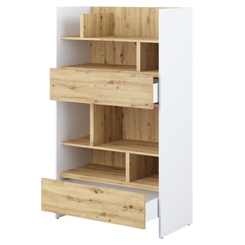 Regál BED CONCEPT BC-27 dub artisan/biela 2