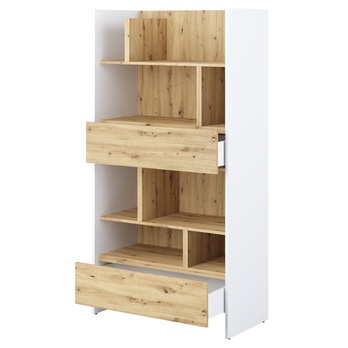 Regál BED CONCEPT BC-28 dub artisan/biela 2